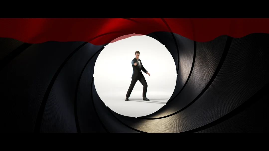 James Bond in the 007 gun-barrel sequence from 007 First Light