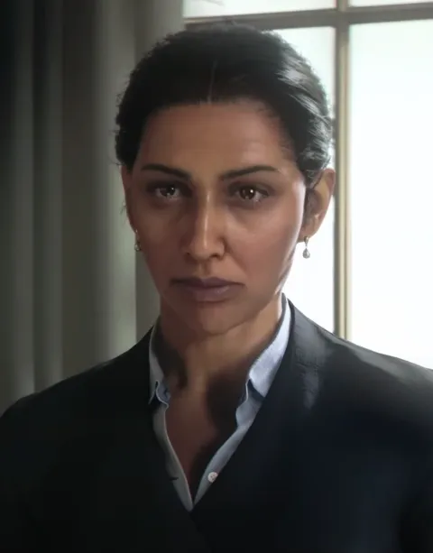 M in 007 First Light, played by Priyanga Burford