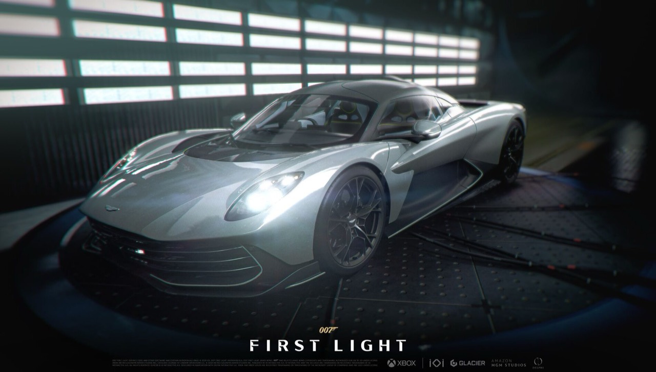 The Aston Martin Valhalla in 007 First Light